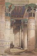 Alma-Tadema, Sir Lawrence David Roberts,Portico of the Temple of Isis at Philae (mk23) China oil painting reproduction